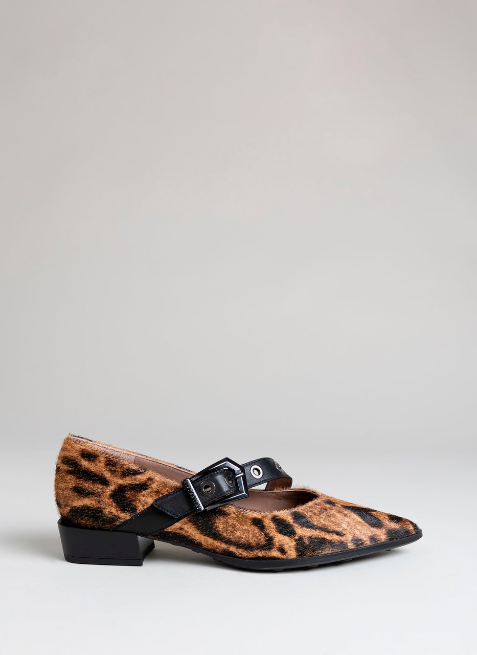 ballerina turin leopard-camel-black