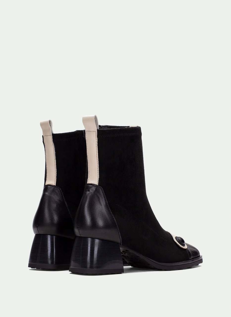 stiefelette marsella schwarz-creme