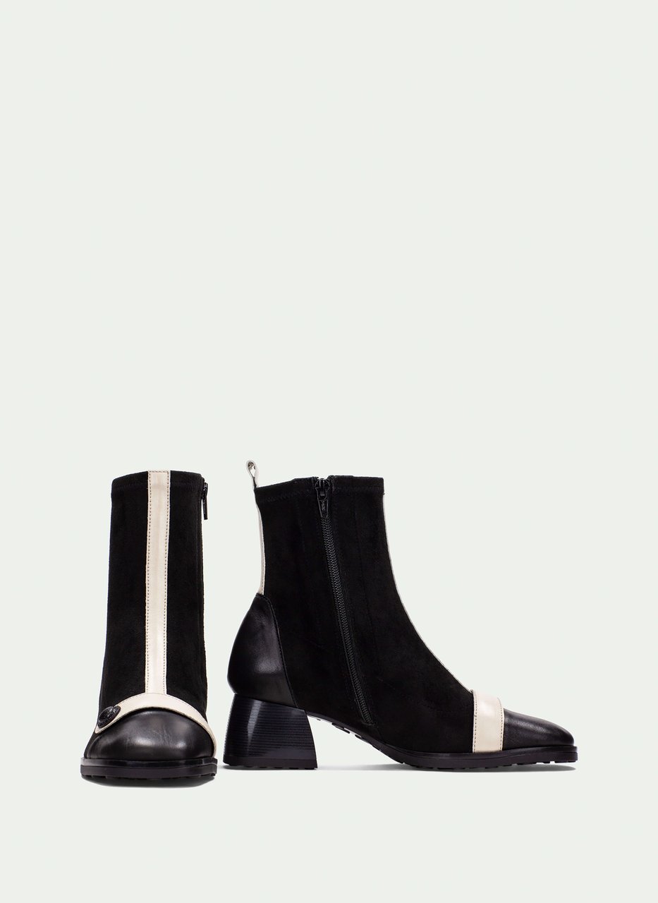 stiefelette marsella schwarz-creme