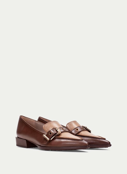 outlet mocassino turin nocciola - hispanitas