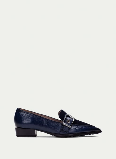 outlet mocassino turin blu - hispanitas