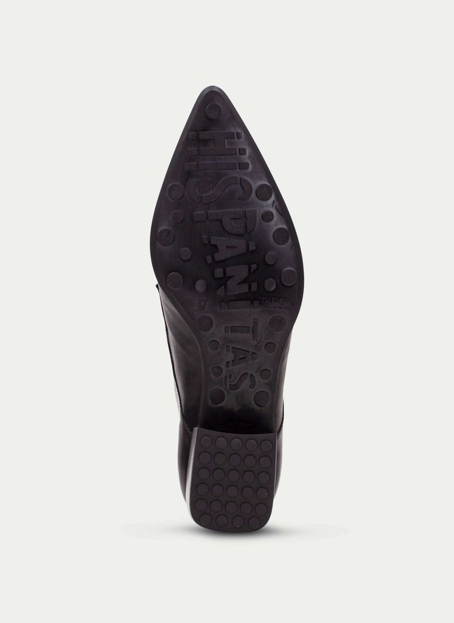 zapato plano turin negro-python