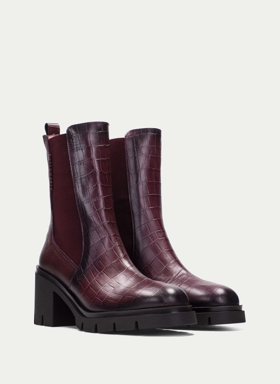 ankle boot zurich wine