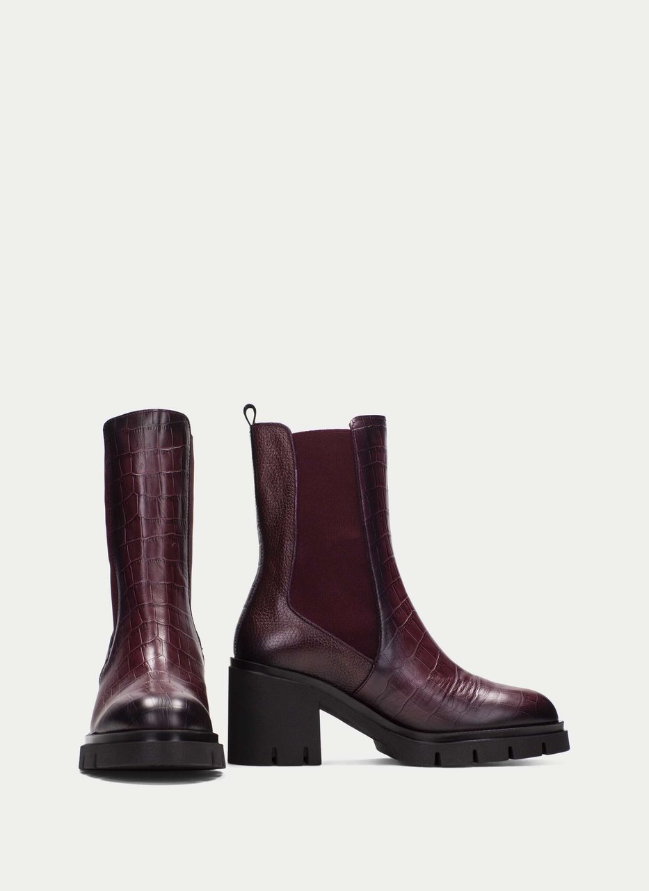 ankle boot zurich wine