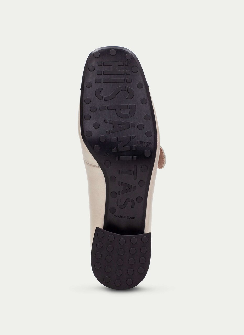 mary jane oporto crema-negro
