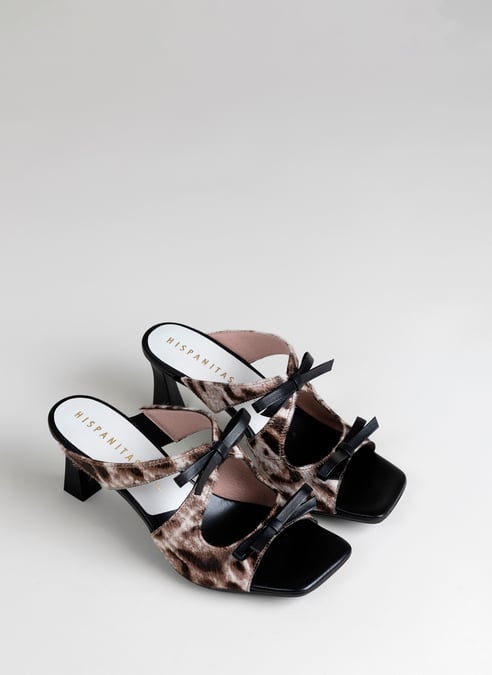 outlet sandale-mit-absatz rosa leopard-weiß-schwarz - hispanitas
