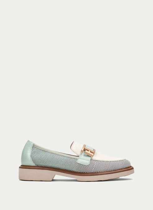 outlet scarpe-basse seattle bianco-eucalipto - hispanitas