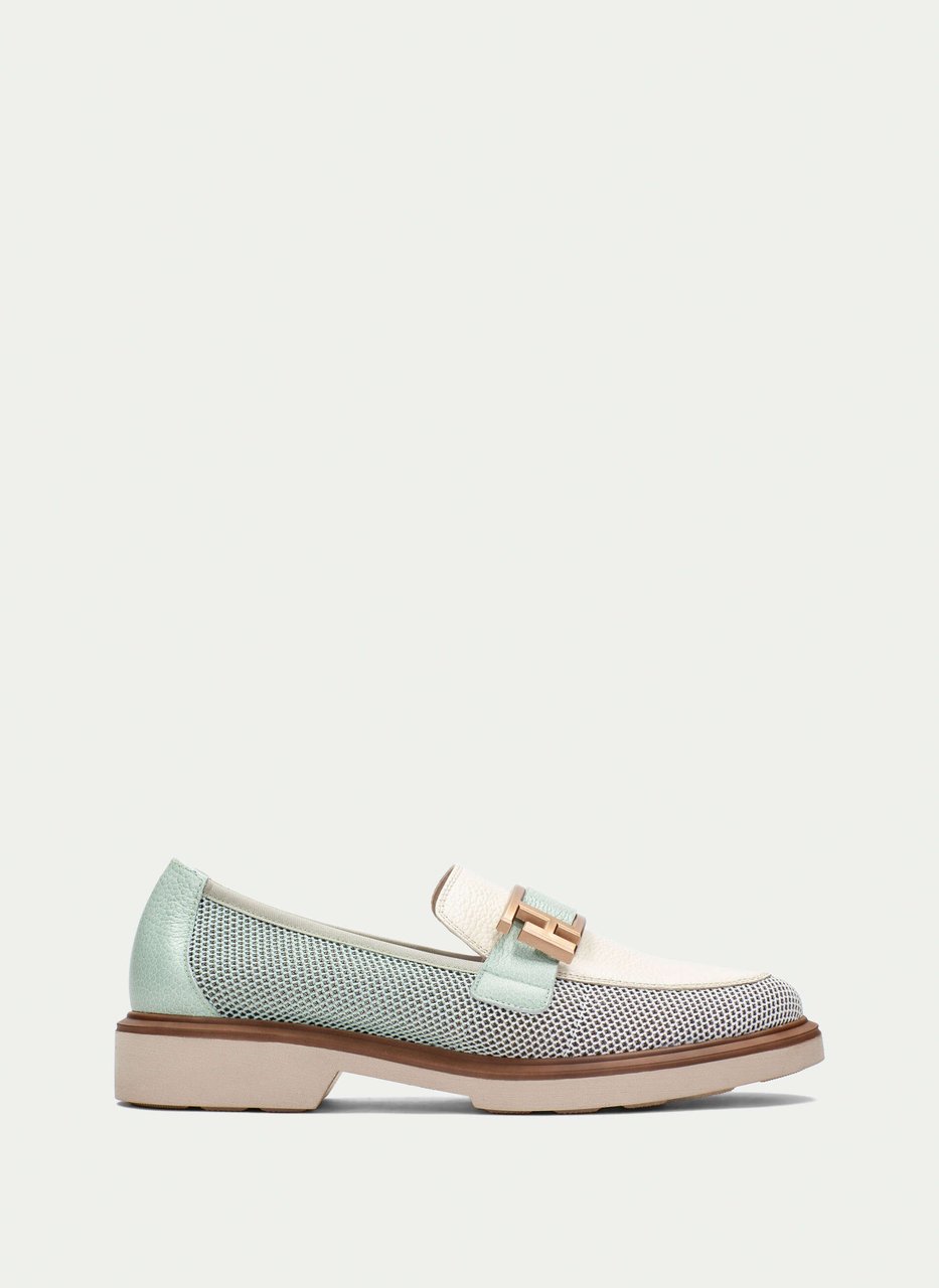 sapatos rasos seattle branco-eucalipto