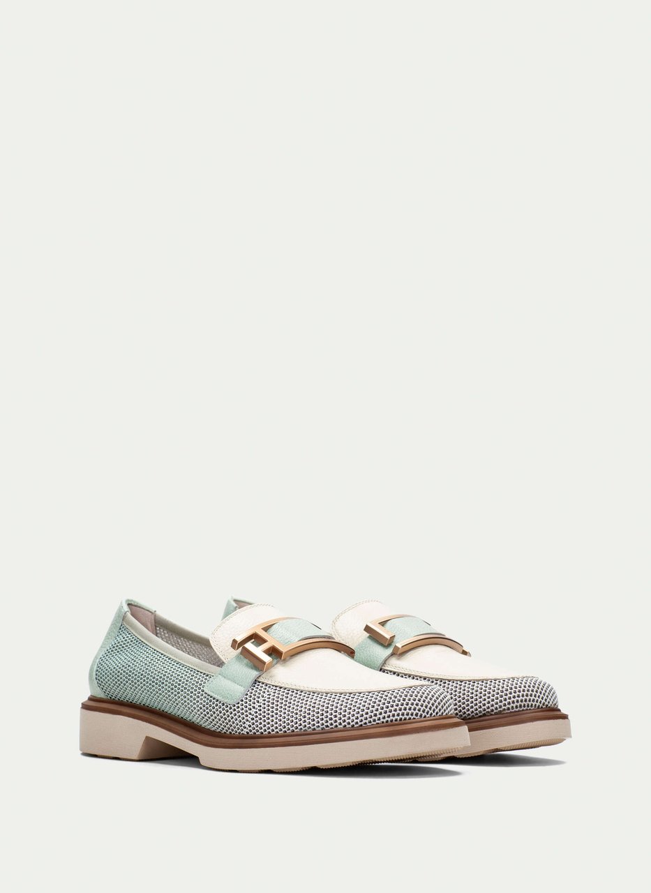sapatos rasos seattle branco-eucalipto
