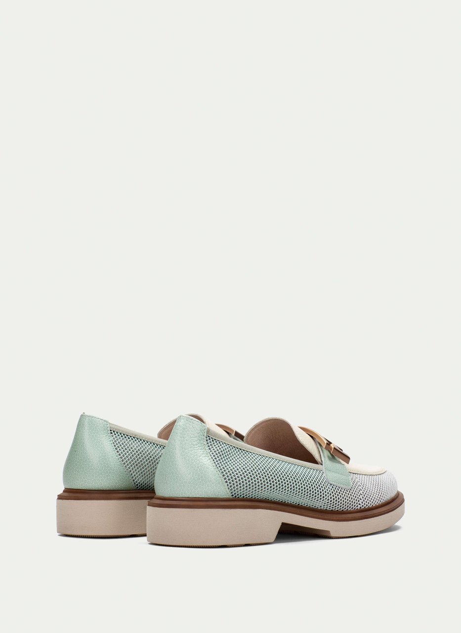 sapatos rasos seattle branco-eucalipto