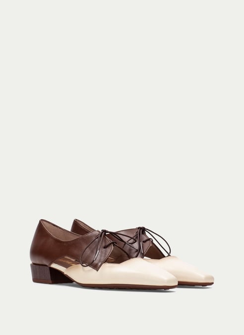 scarpe scarpe-basse azucena panna-nocciola - hispanitas