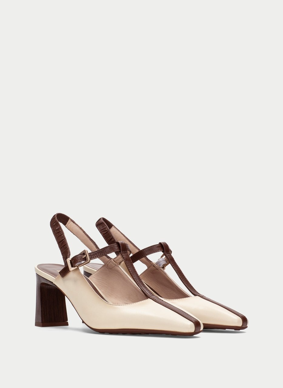 t-strap amapola cream-hazelnut