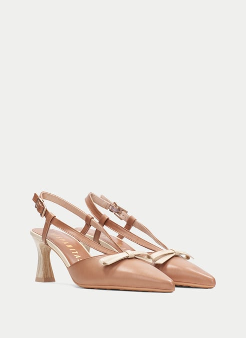 scarpe senza-tacco giorgia almond - hispanitas