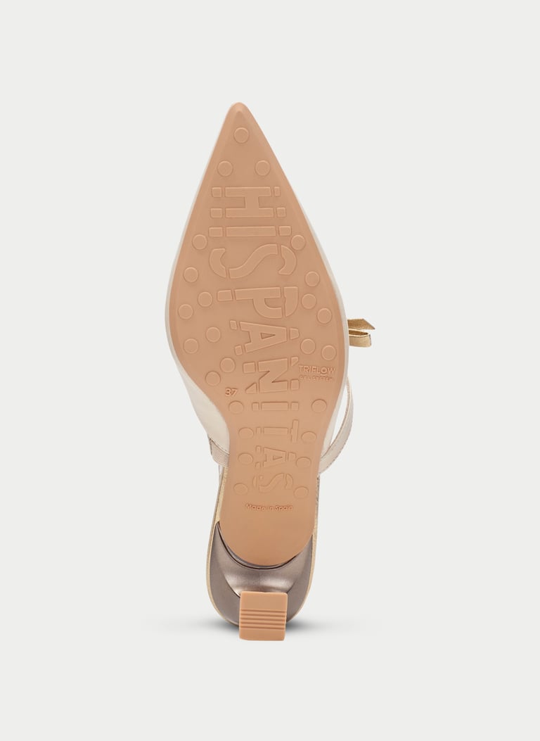 Mule BHV264688 CREAM-PLATINUM SHOES 60314 | HISPANITAS ®️