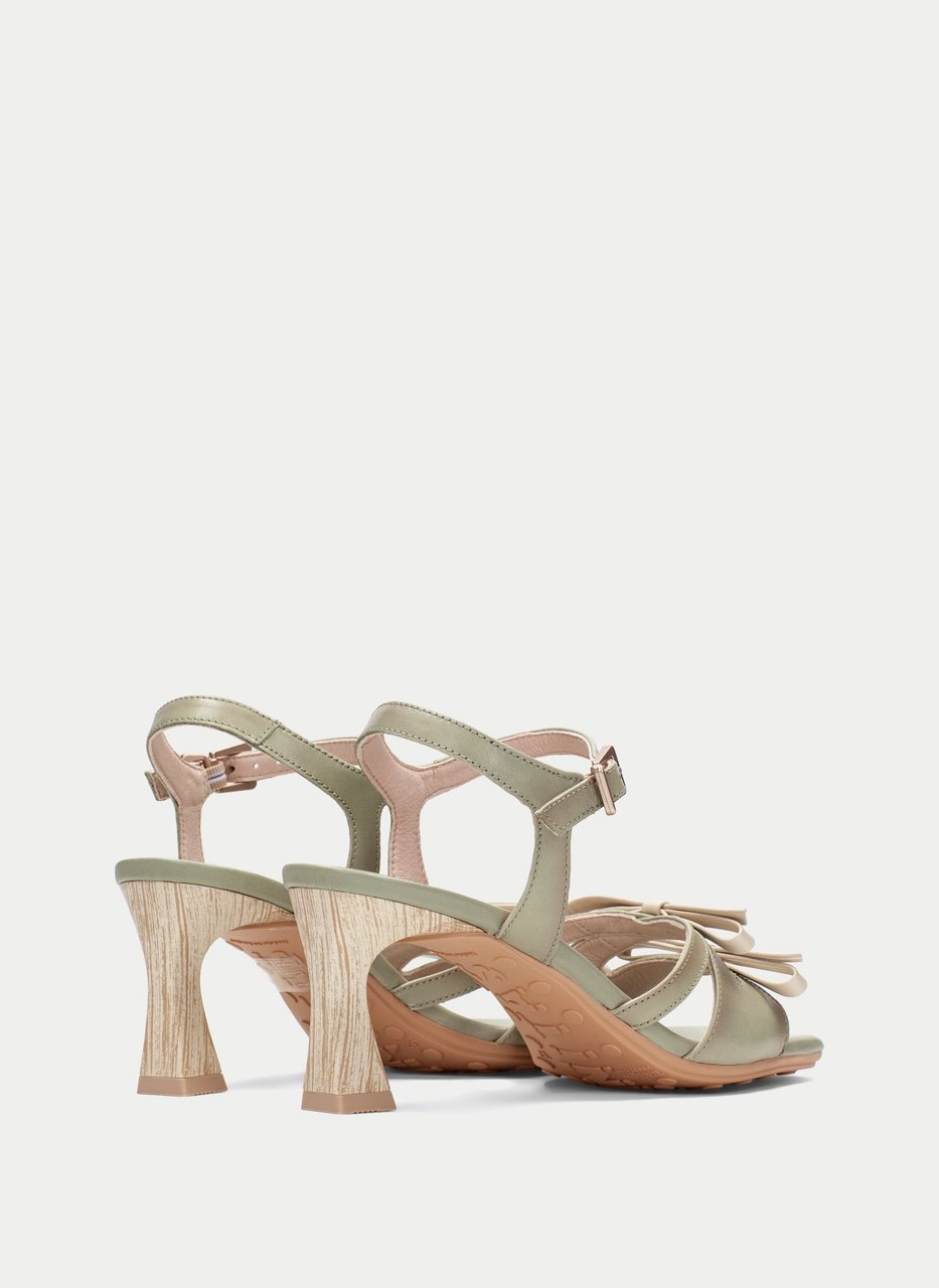 heeled sandal rosa alga