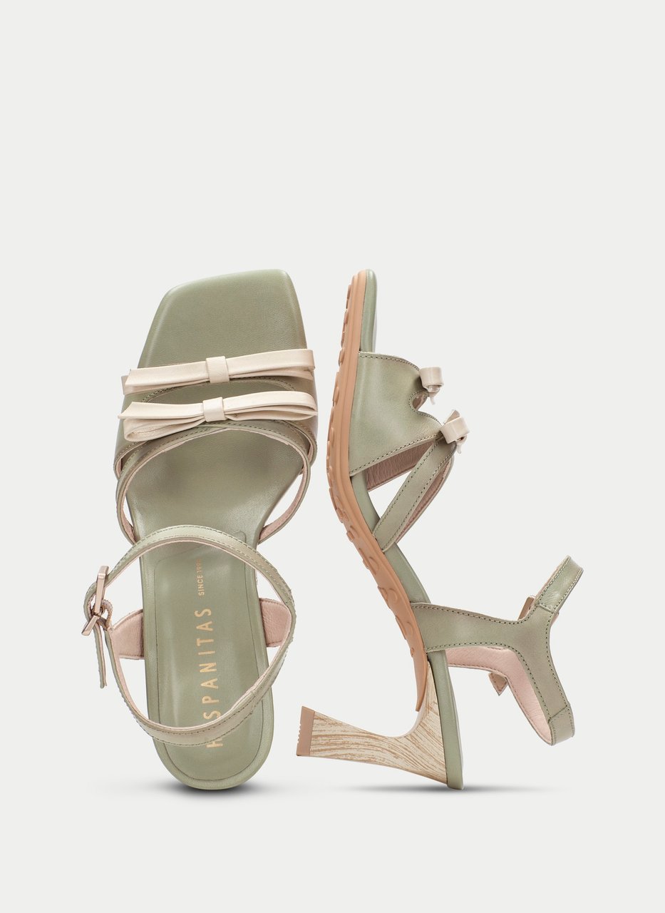 heeled sandal rosa alga