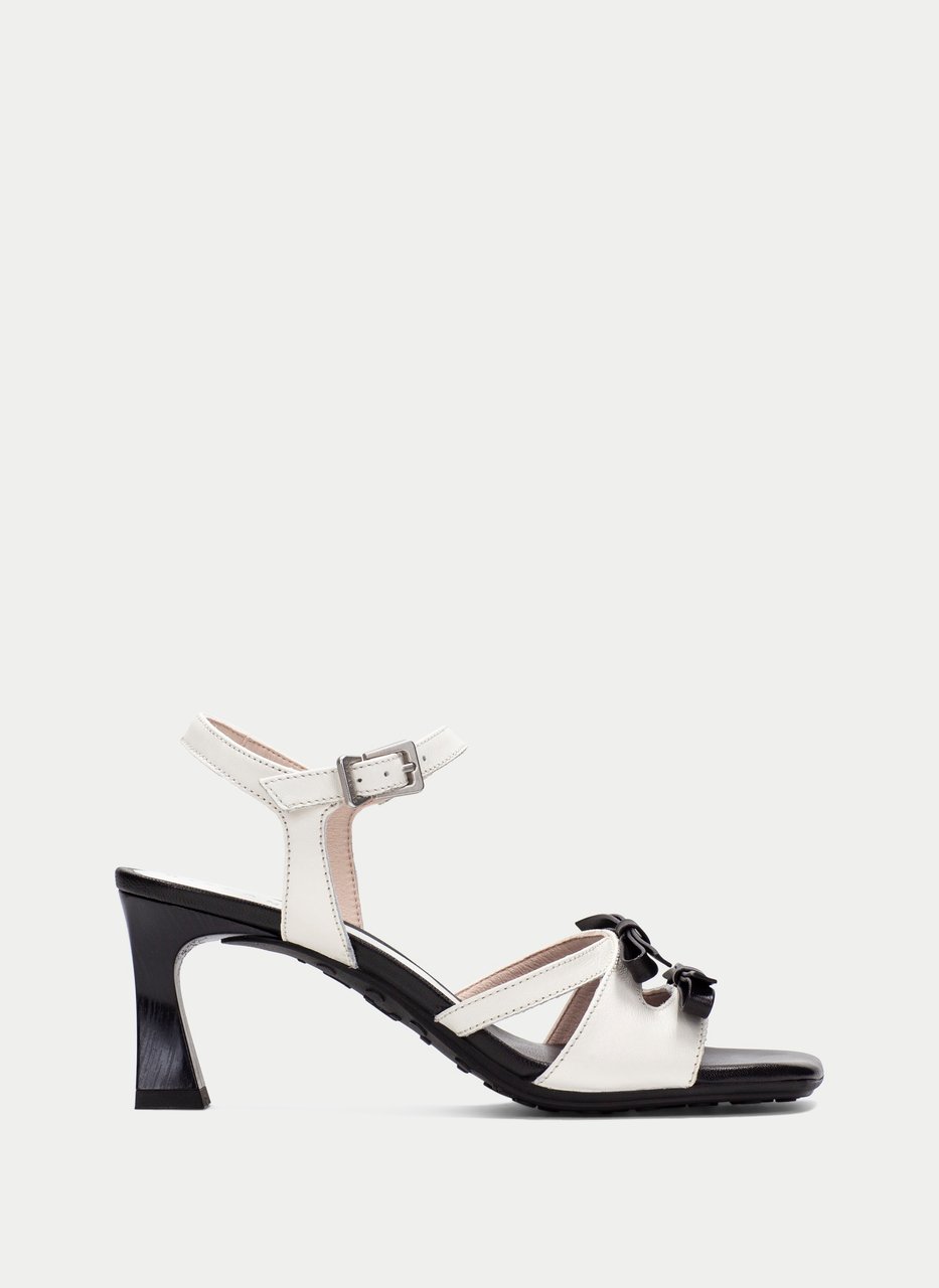 heeled sandal rosa branco-preto