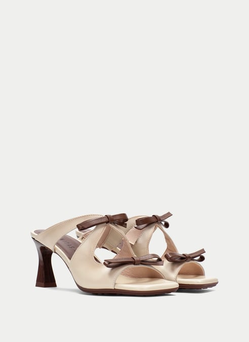 chaussures sandales-sans-tacon rosa creme-hazelnut - hispanitas