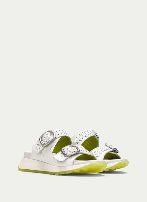 shoes sport-sandals ambarwhite-lime - hispanitas
