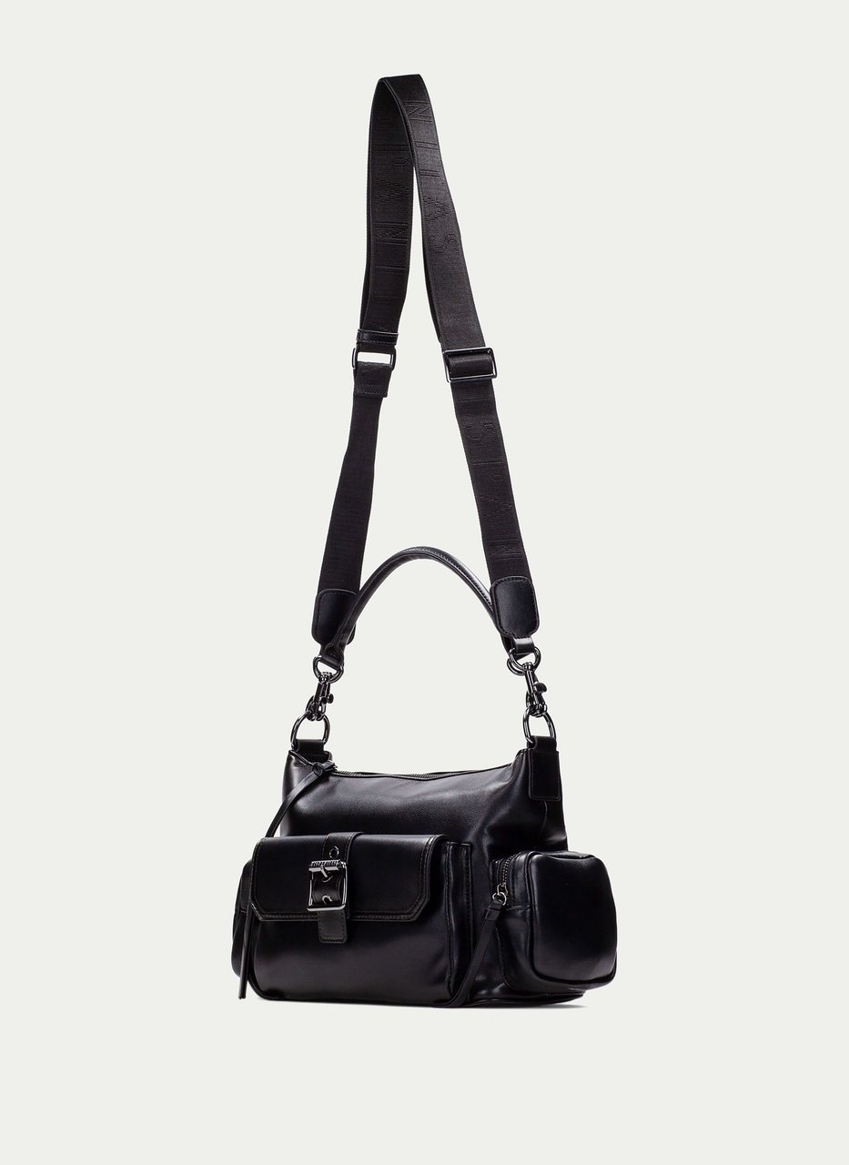 schultertasche  schwarz