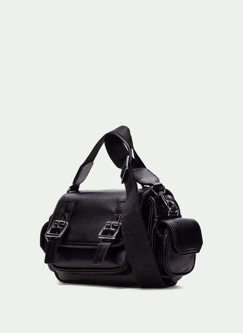 outlet bolso de hombro  negro - hispanitas