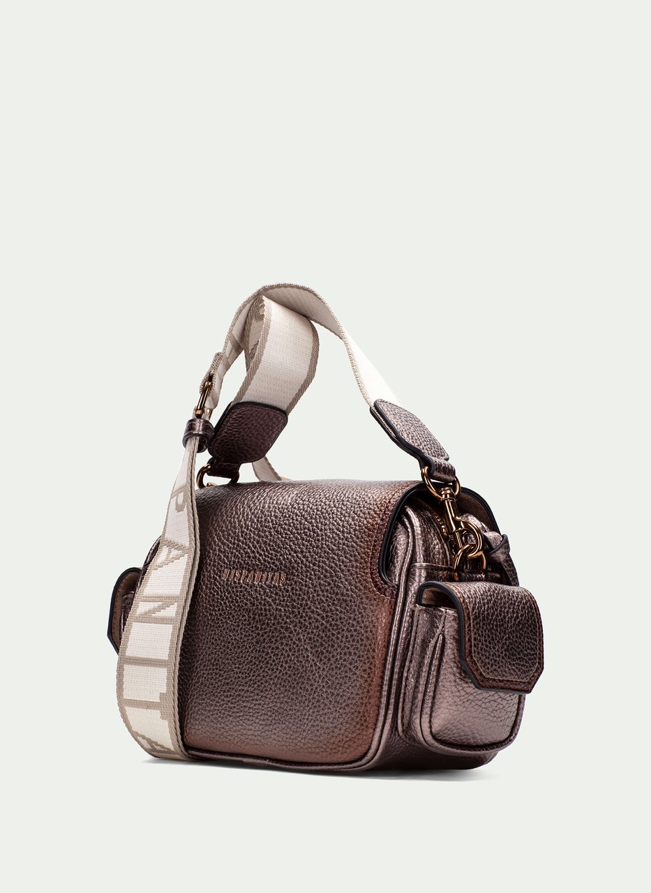 sac porté épaule  metal-taupe