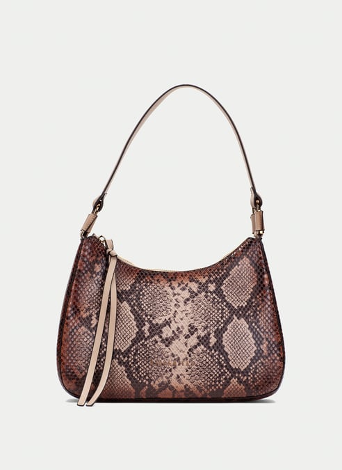 outlet borsa-a-tracolla  python-taupe - hispanitas