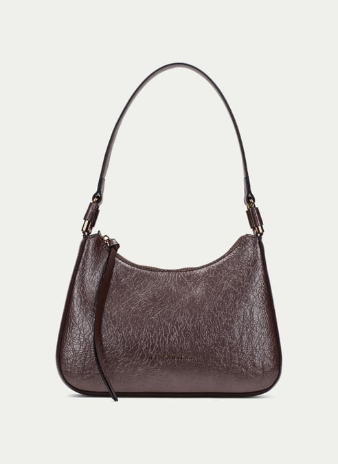 outlet bolso de hombro  avellana - hispanitas