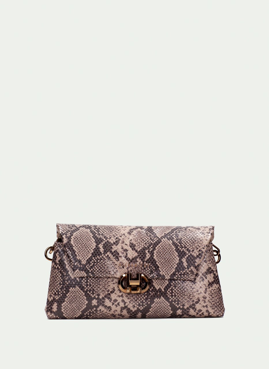 sac à main  python-taupe
