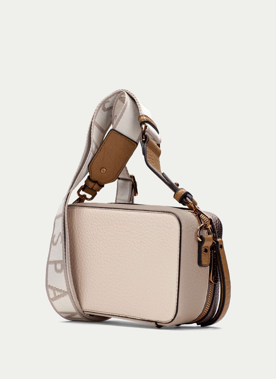 schulter tasche  creme-taupe