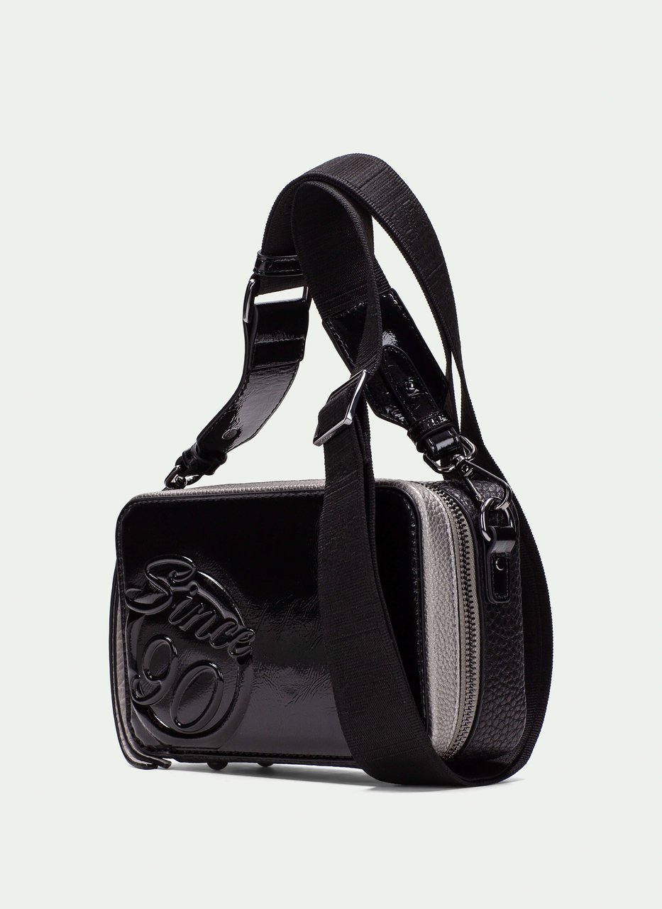 schulter tasche  schwarz-lead