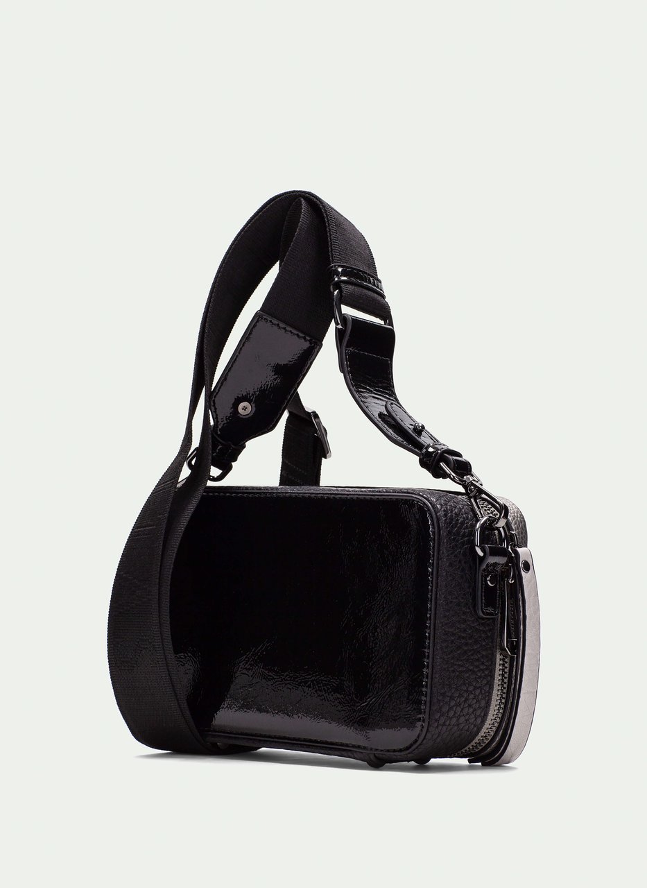 schulter tasche  schwarz-lead