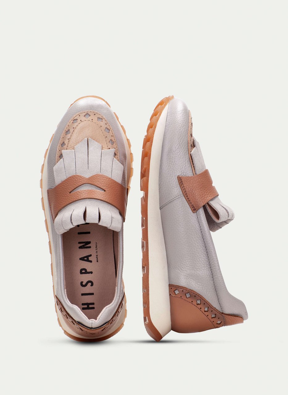 mocassin sport loira gris-sable