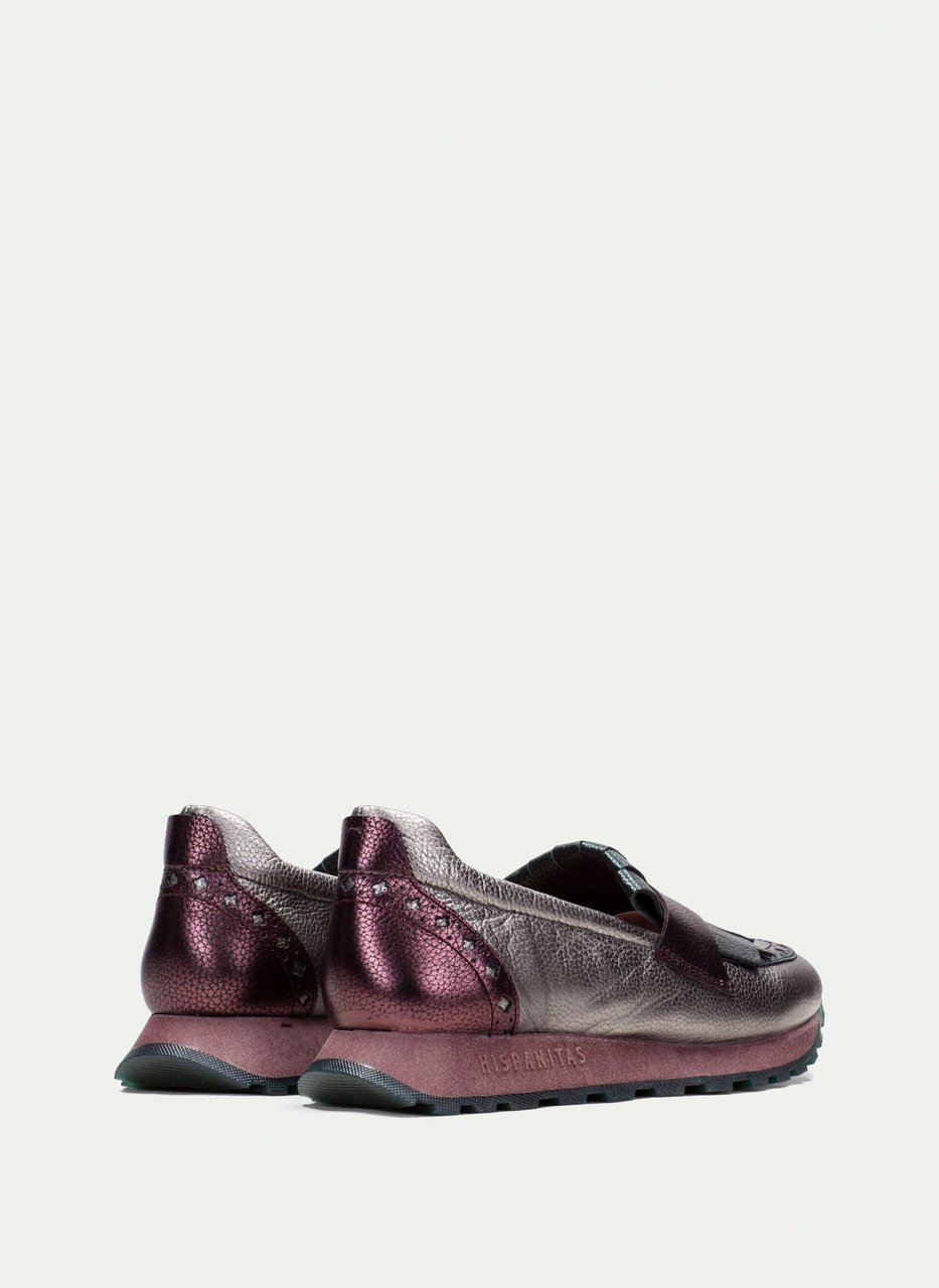 moccasins desportivos loira multi-metal