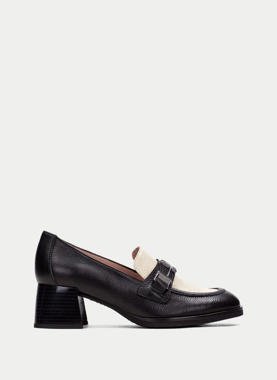 mocassino milan nero-milk