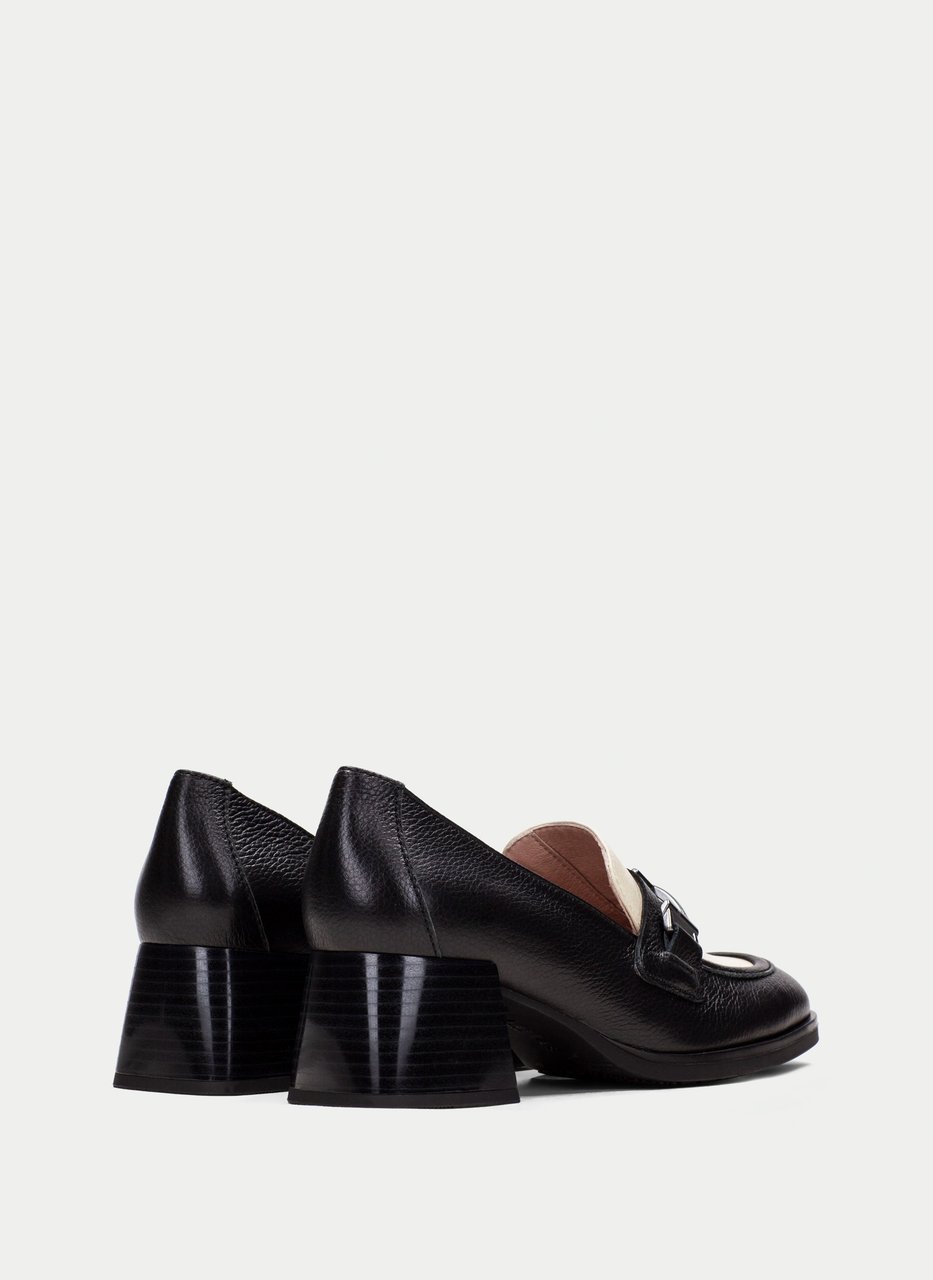 mocassino milan nero-milk