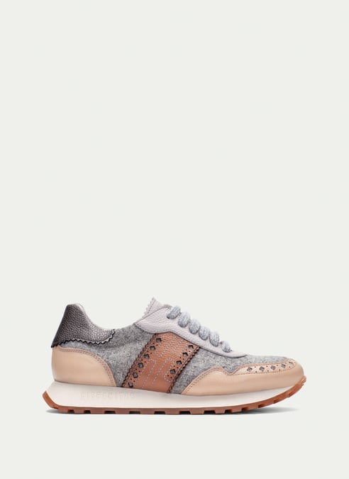 outlet deportivo loira gris-tierra - hispanitas