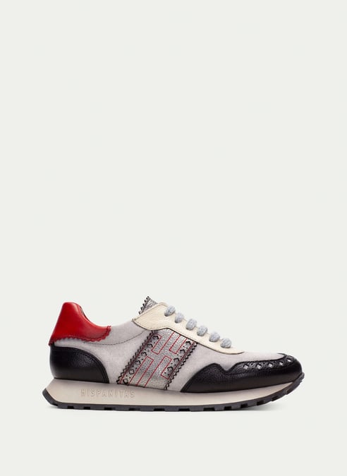 outlet deportivo loira negro-gris-rojo - hispanitas