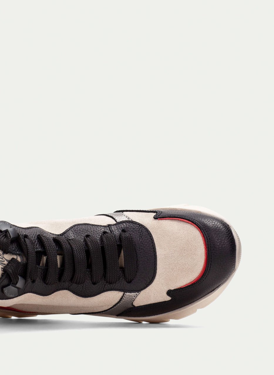 sport-ankle-boot helsinki black-milk-red