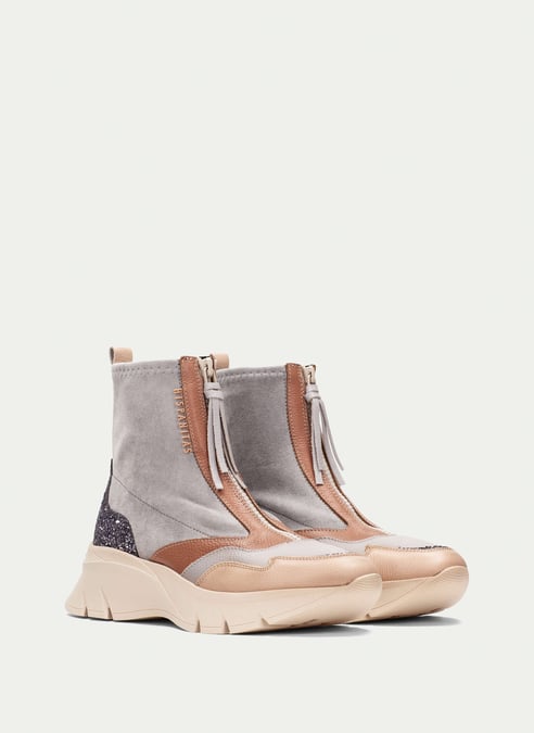 outlet botin sport helsinki gris-tierra-glitter - hispanitas