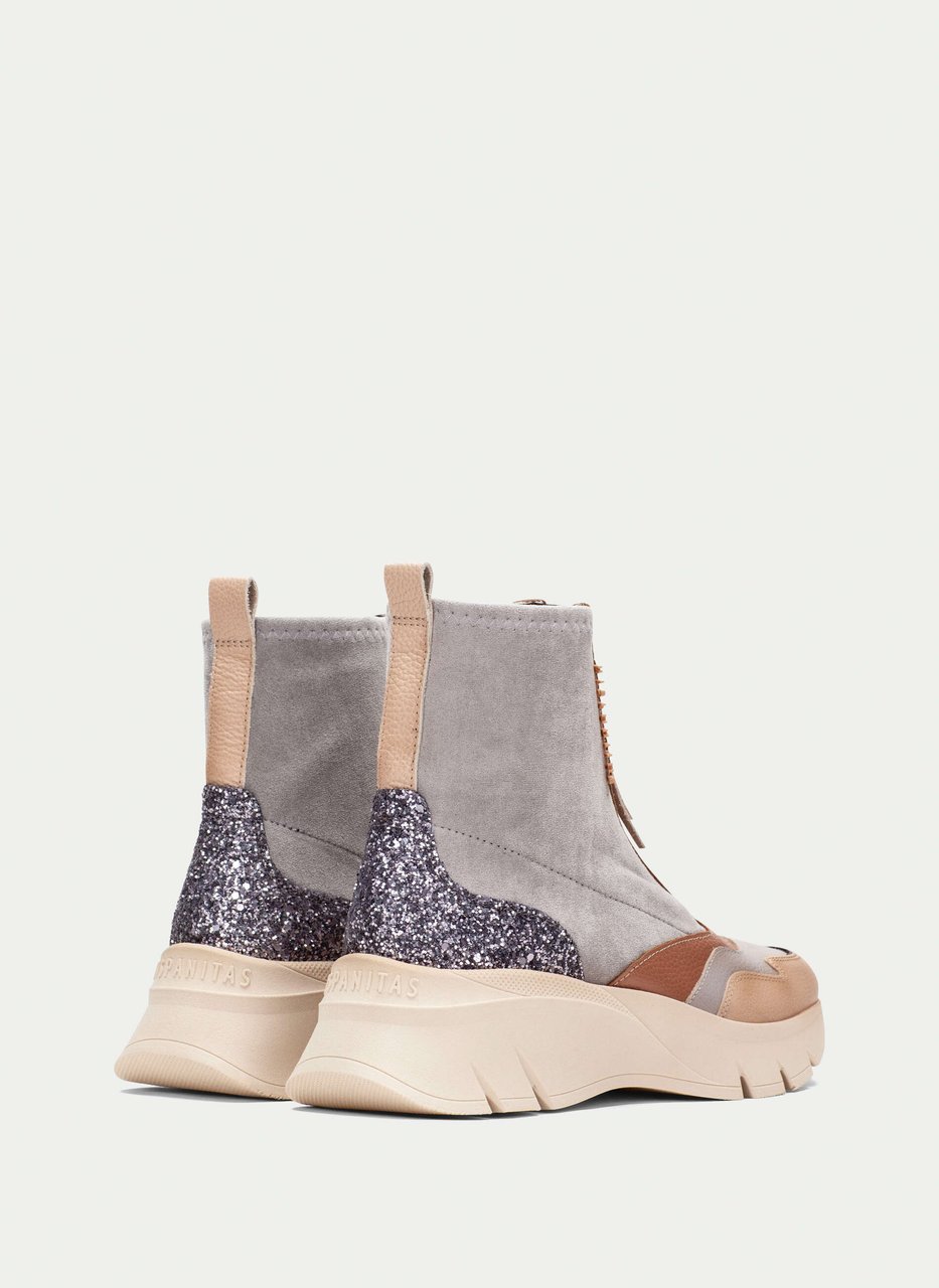 sport-ankle-boot helsinki grey-sand-glitter