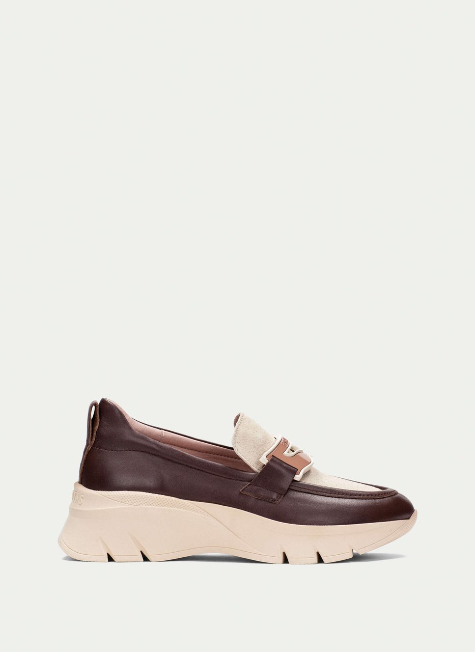 mokassin sport helsinki braun-milk