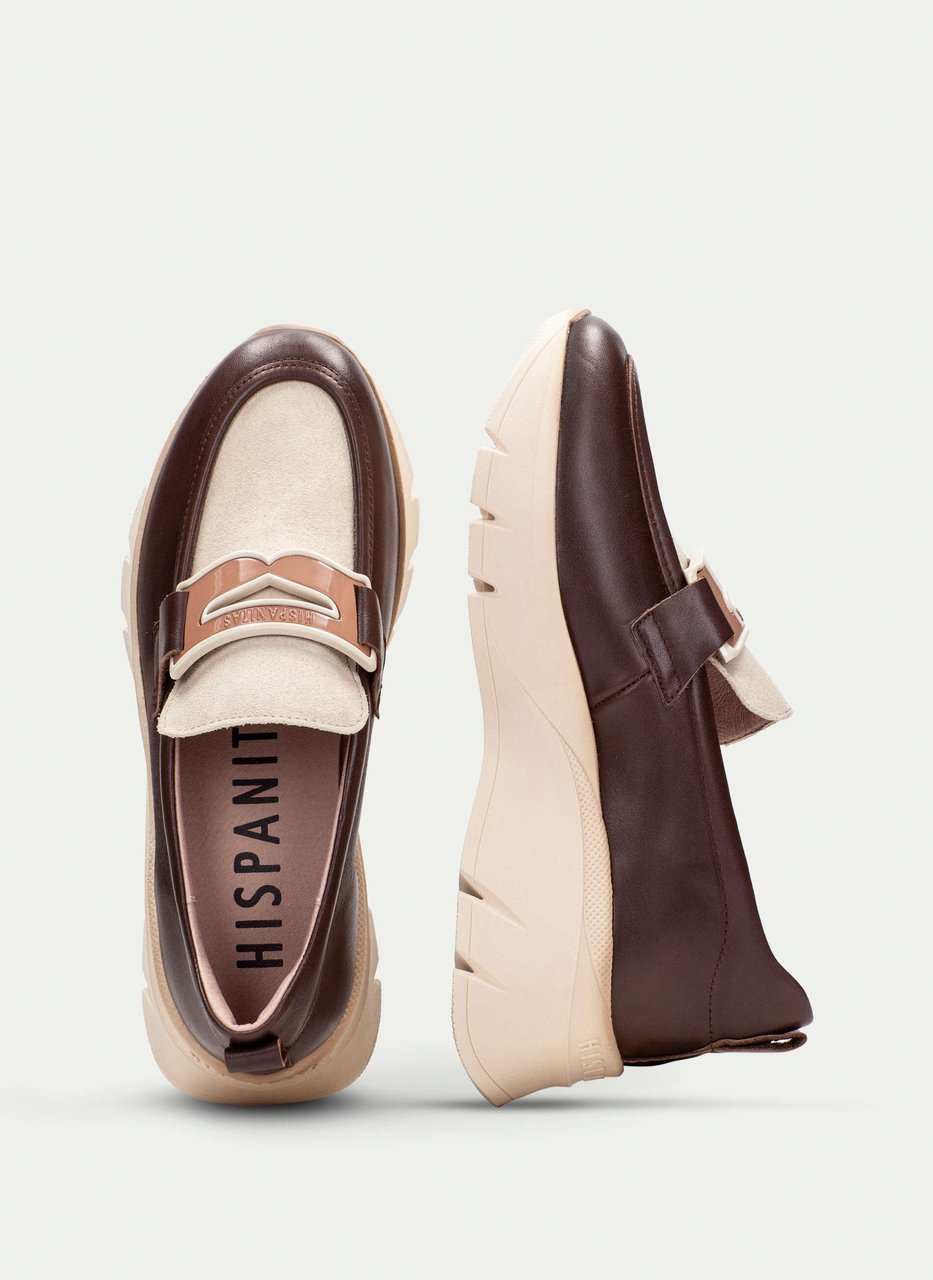 mokassin sport helsinki braun-milk