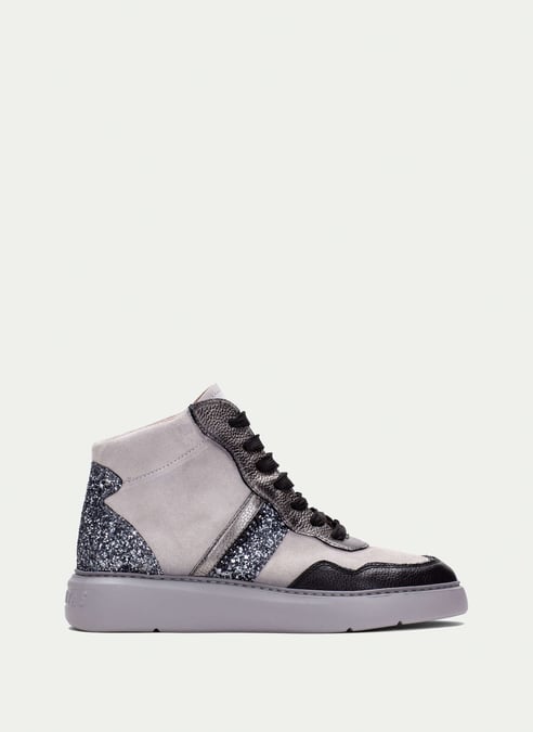 outlet deportivo oceania negro-gris-glitter - hispanitas