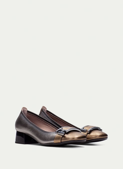 outlet ballerina manila oro-acciaio - hispanitas