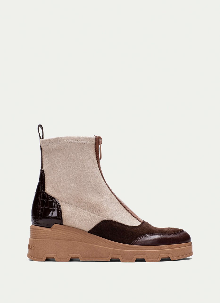 botins florencia marrom-milk