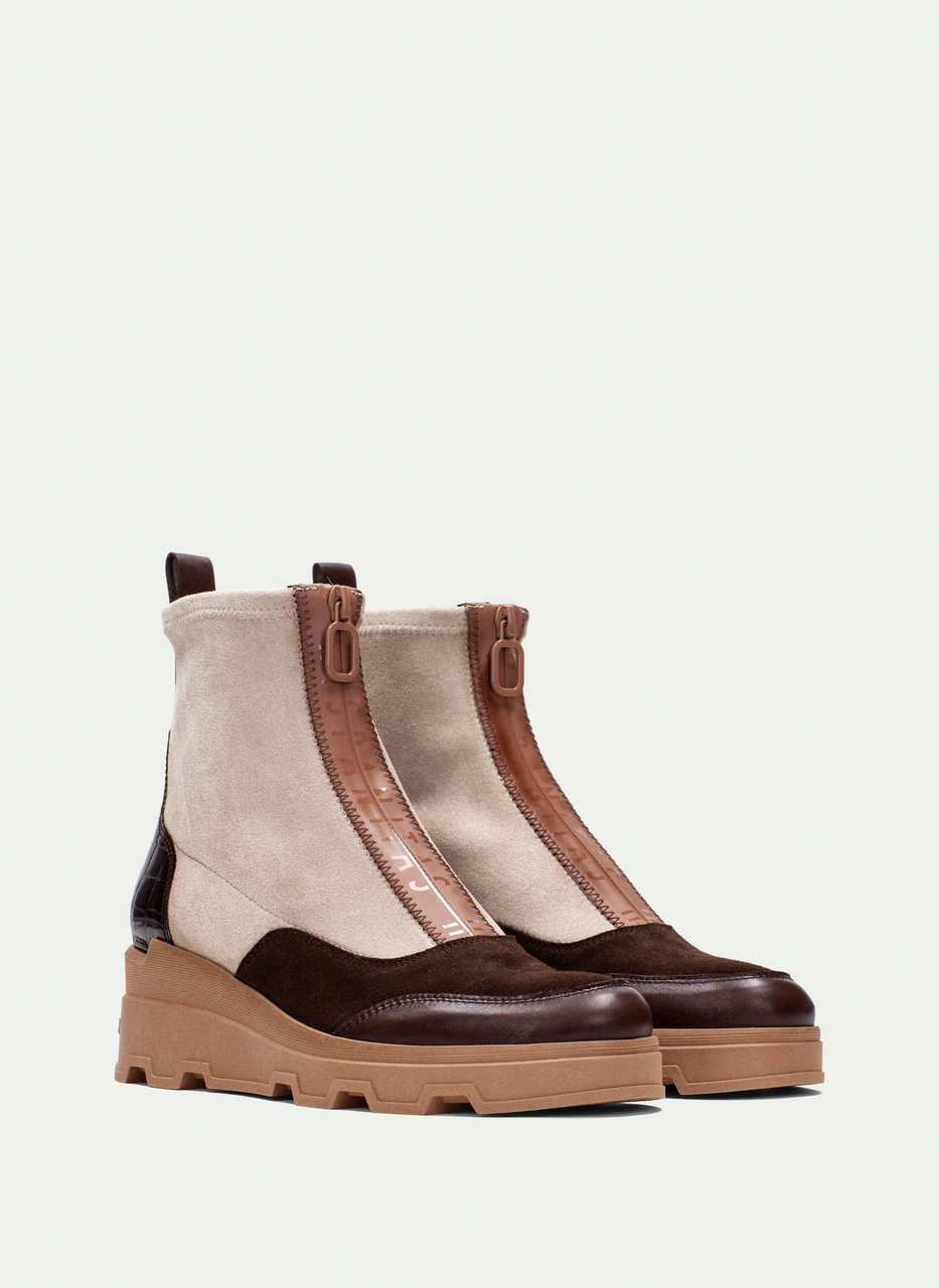 botins florencia marrom-milk