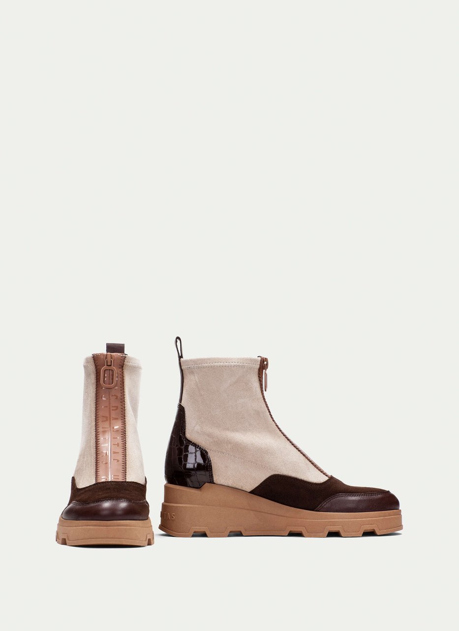 botins florencia marrom-milk