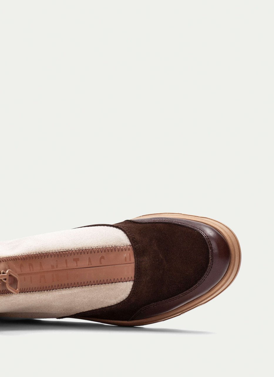 botins florencia marrom-milk