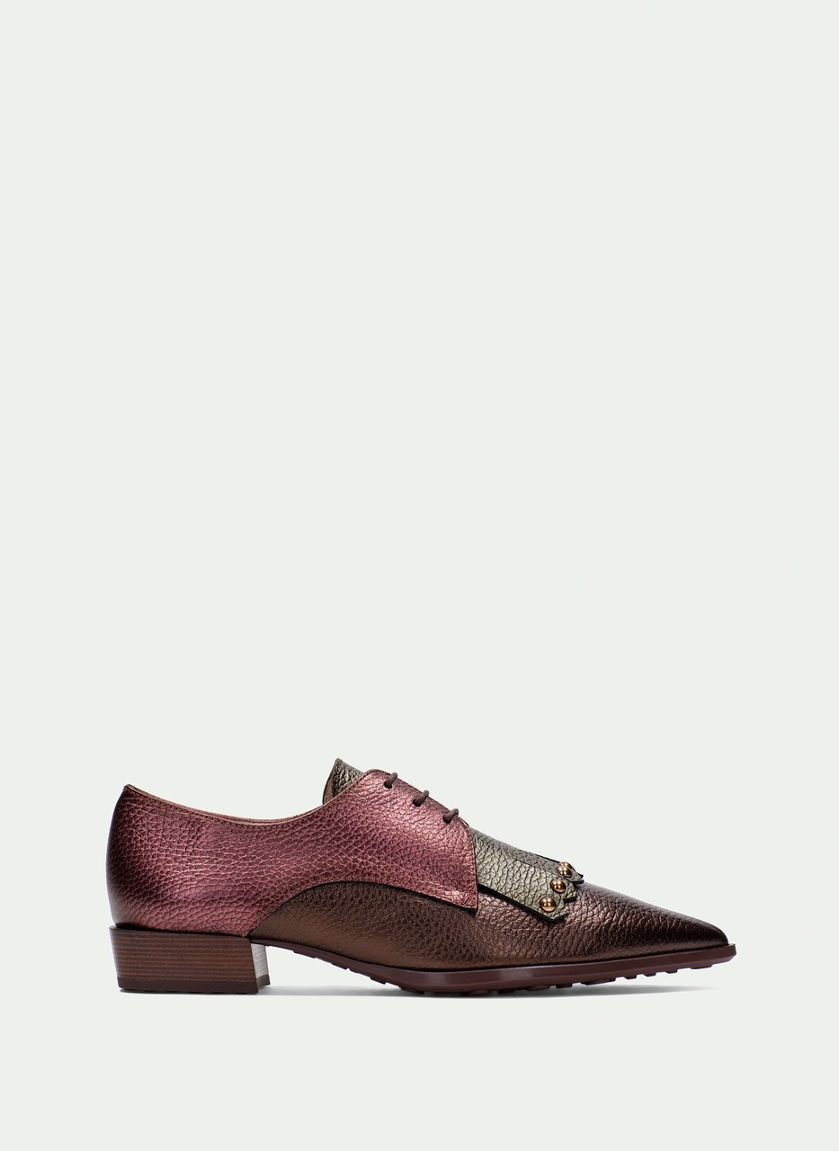flat shoe turin multi-metal